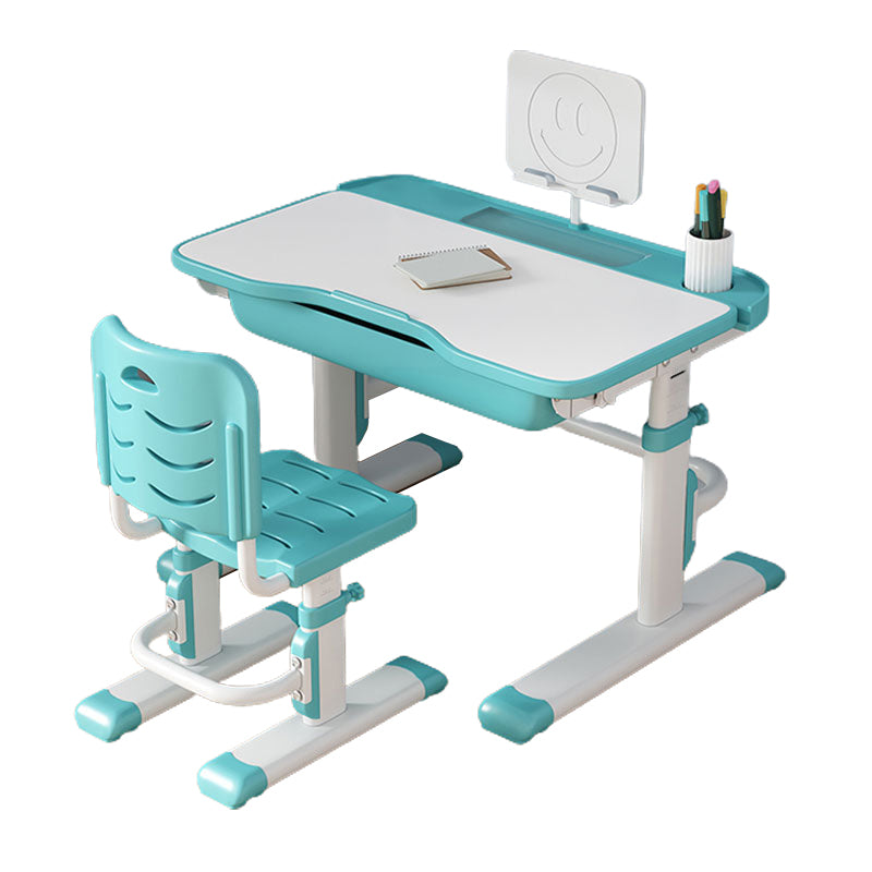 Children's Desk and Chair Set with Storage Drawer Ergonomic Desk