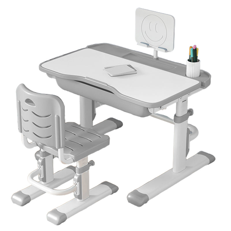 Children's Desk and Chair Set with Storage Drawer Ergonomic Desk