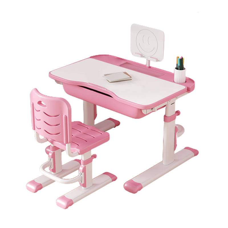 Children's Desk and Chair Set with Storage Drawer Ergonomic Desk