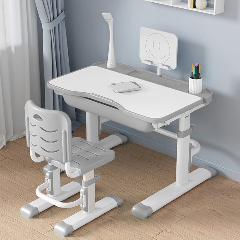 Children's Desk and Chair Set with Storage Drawer Ergonomic Desk