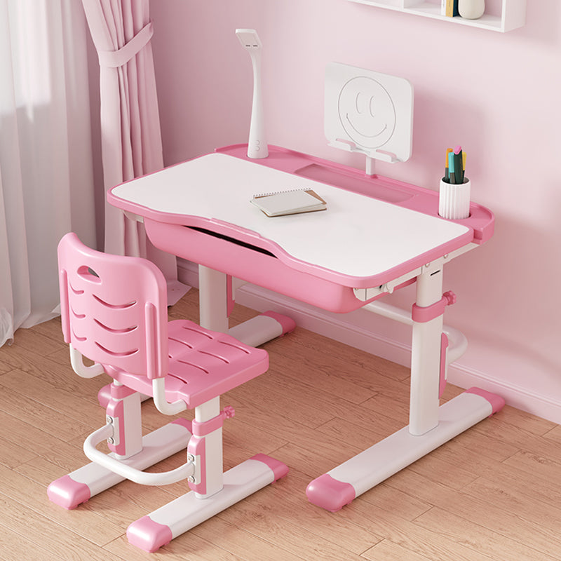 Children's Desk and Chair Set with Storage Drawer Ergonomic Desk