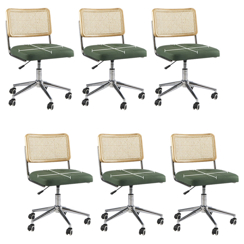 Modern Office Chair Leather Adjustable Seat Height Chair with Wheels