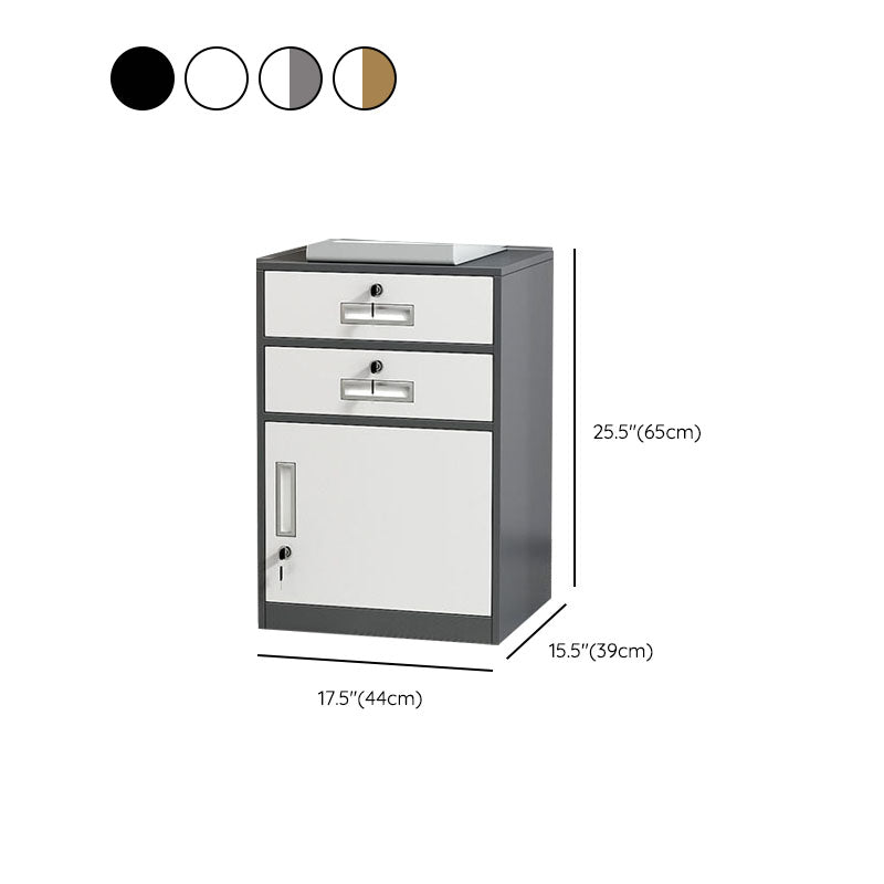 Modern File Cabinet Steel Locking Drawers and Storage Filing Cabinet