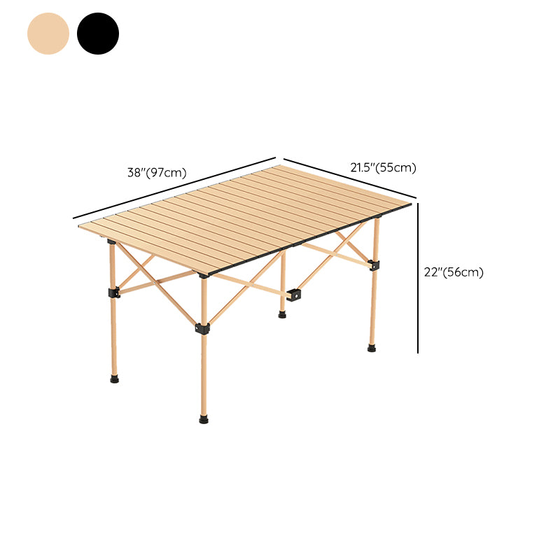 Contemporary Aluminum Camping Table Removable Folding Camping Table