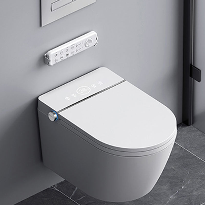 Wall Mounted Bidet in White with Unlimited Warm Water and Heated Seat