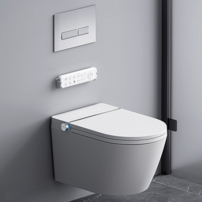 Wall Mounted Bidet in White with Unlimited Warm Water and Heated Seat