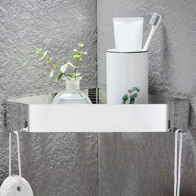 Stainless Steel Bathroom Accessory Set Modern Triangle Basket