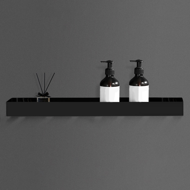 Contemporary Stainless Steel Bath Shelf 2-Piece Bathroom Accessory Set