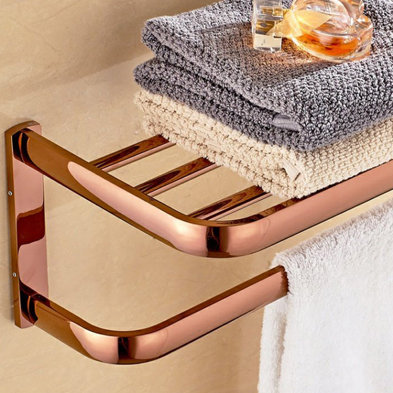 5-Piece Vintage Bathroom Accessory Set Brass Bath Hardware Set