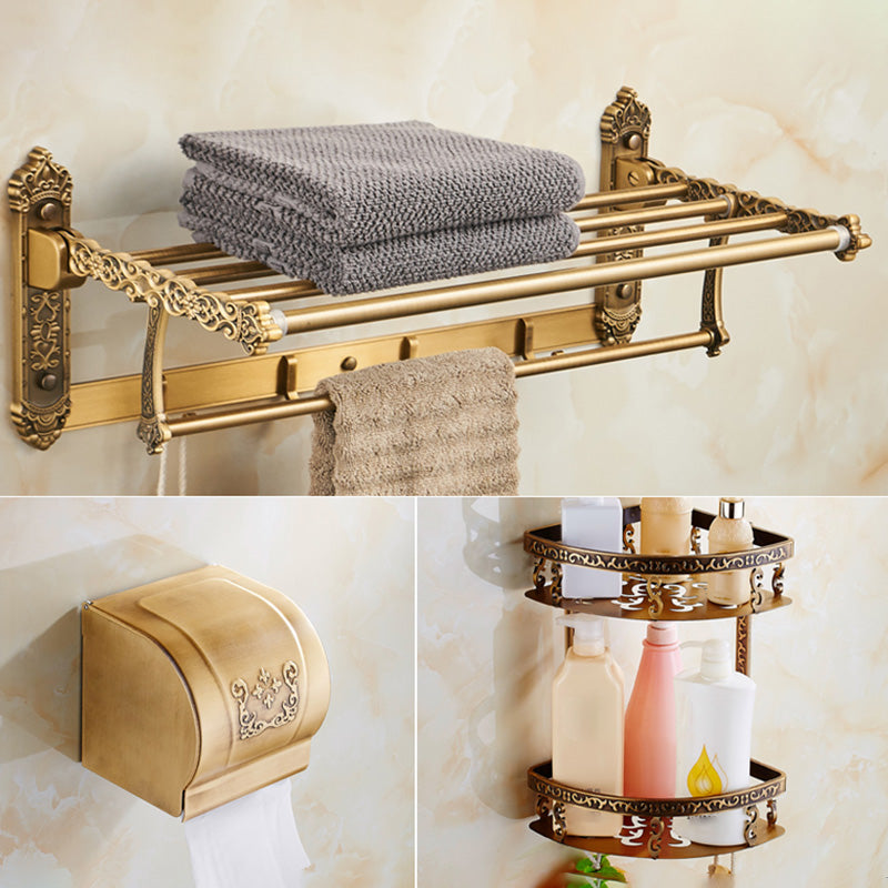 Traditional Bathroom Accessory Set Gold Bathroom Accessory Kit