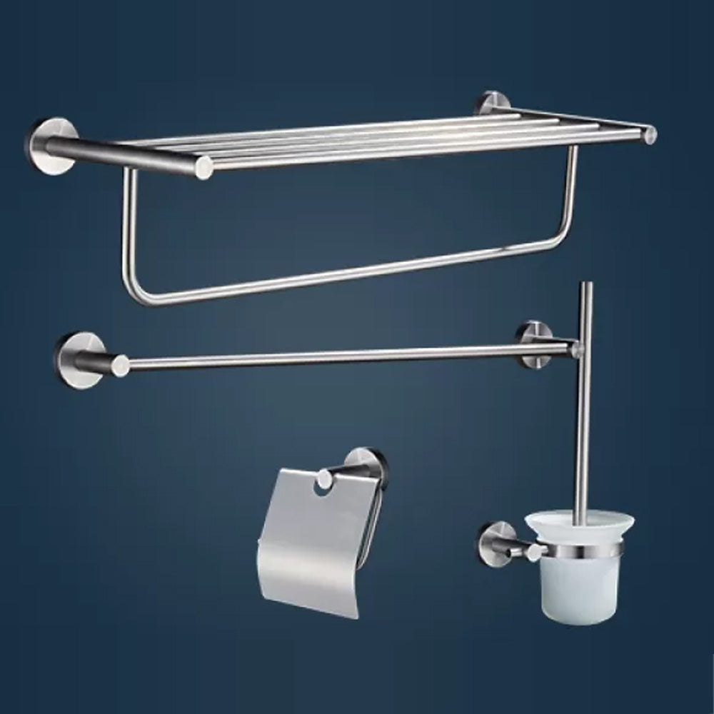 Chrome Traditional Bathroom Hardware Set Stainless Steel Bathroom Set