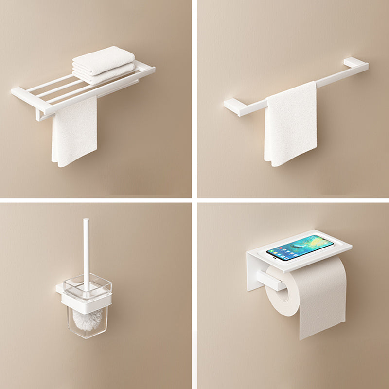 Modern Bathroom Accessory Set White Bathroom Accessories Hardware Set