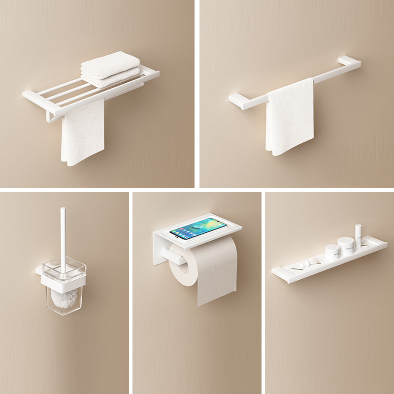 Modern Bathroom Accessory Set White Bathroom Accessories Hardware Set