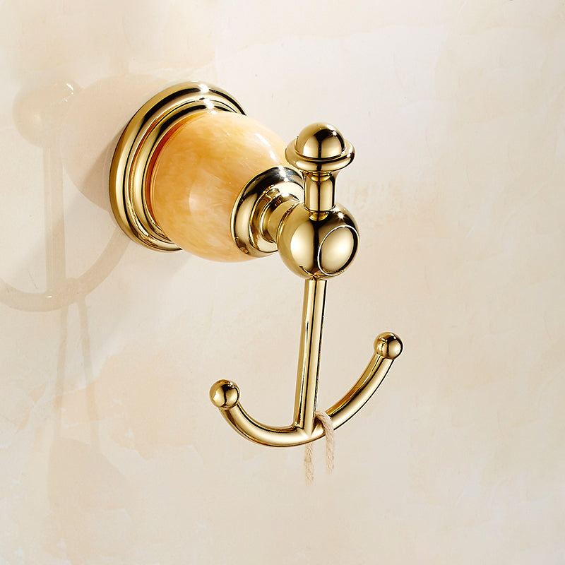 Polished Gold Bathroom Set Metal Bathroom Accessories Hardware Set