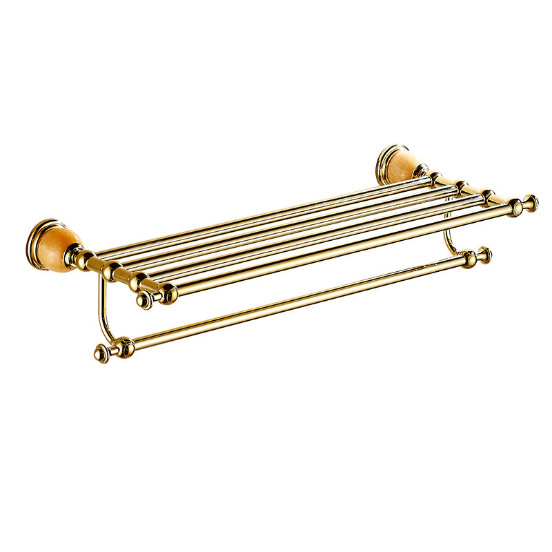 Polished Gold Bathroom Set Metal Bathroom Accessories Hardware Set