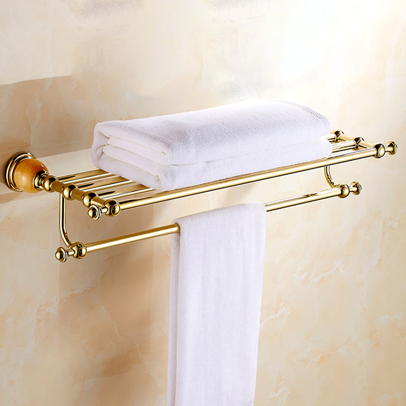 Polished Gold Bathroom Set Metal Bathroom Accessories Hardware Set