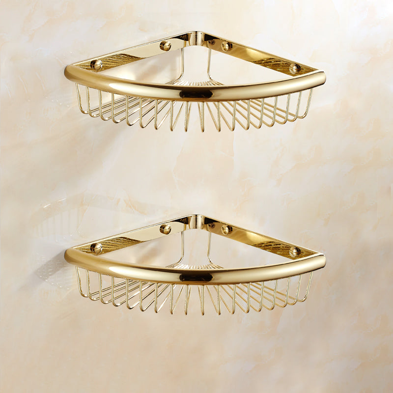 Polished Gold Bathroom Set Metal Bathroom Accessories Hardware Set