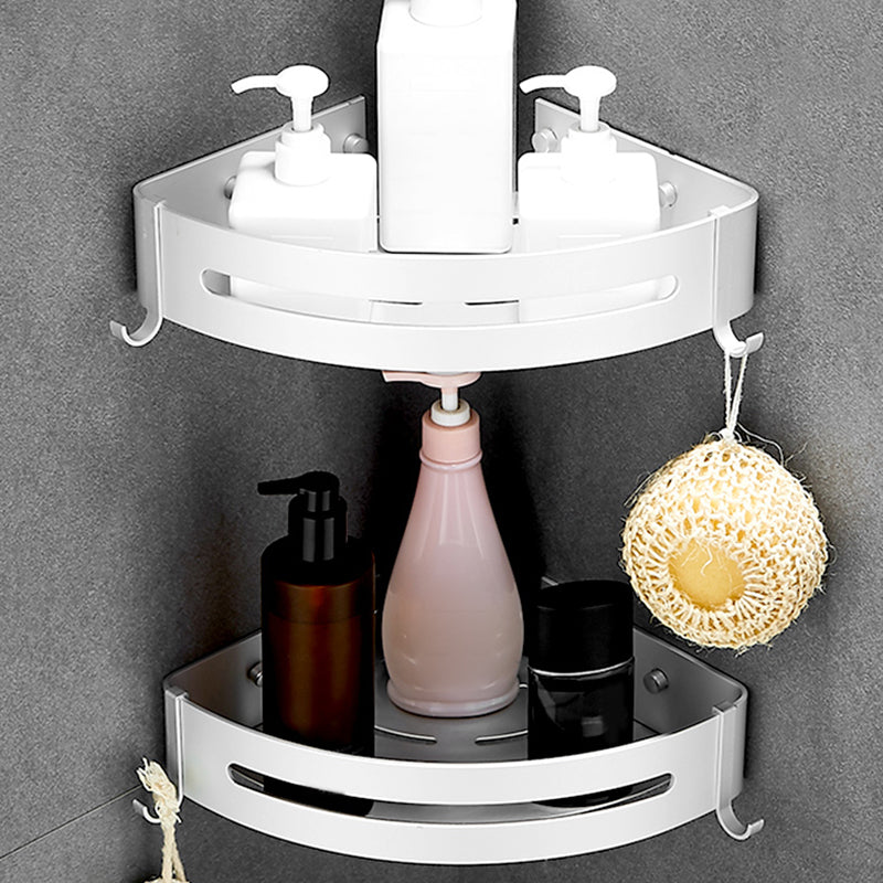 Contemporary Bathroom Accessories Hardware Set in Metal with Soap Dish