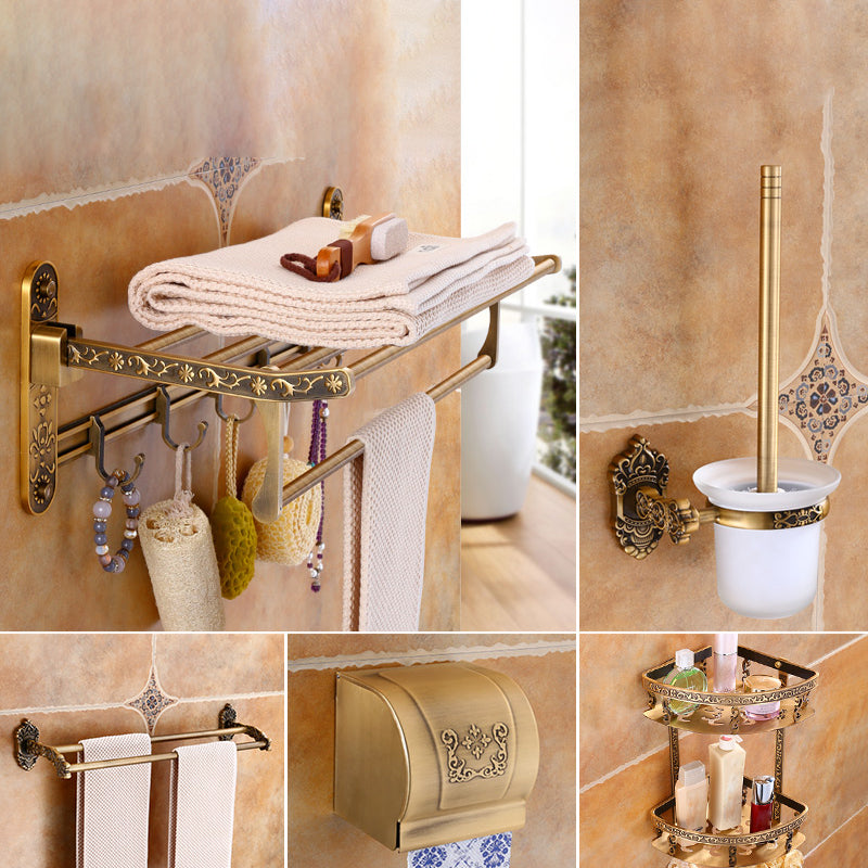 Traditional Metal Bathroom Accessories Hardware Set with Soap Dish