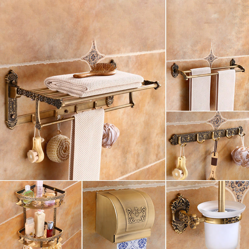 Traditional Metal Bathroom Accessories Hardware Set with Soap Dish