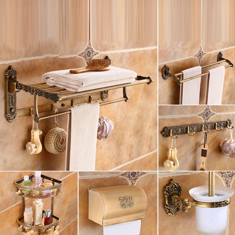 Traditional Metal Bathroom Accessories Hardware Set with Soap Dish