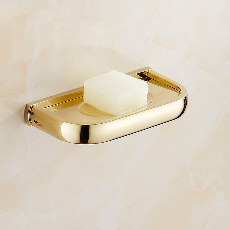 Traditional Style Golden Bathroom Accessory as Individual or as a Set