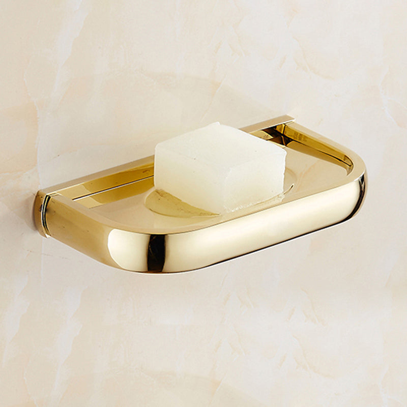 Traditional Style Golden Bathroom Accessory as Individual or as a Set