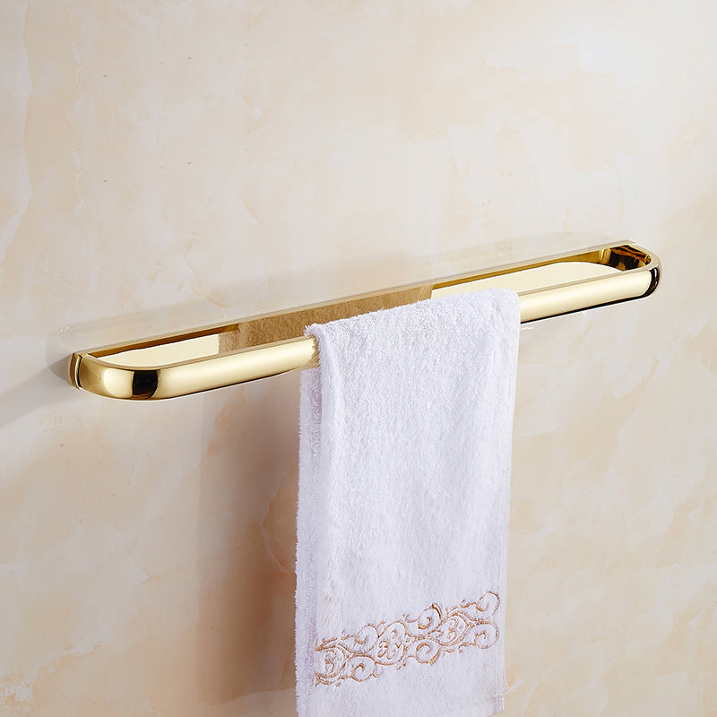 Traditional Style Golden Bathroom Accessory as Individual or as a Set