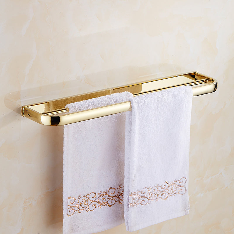 Traditional Style Golden Bathroom Accessory as Individual or as a Set