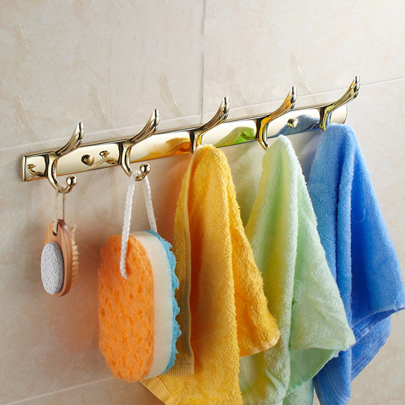 Traditional Style Golden Bathroom Accessory as Individual or as a Set