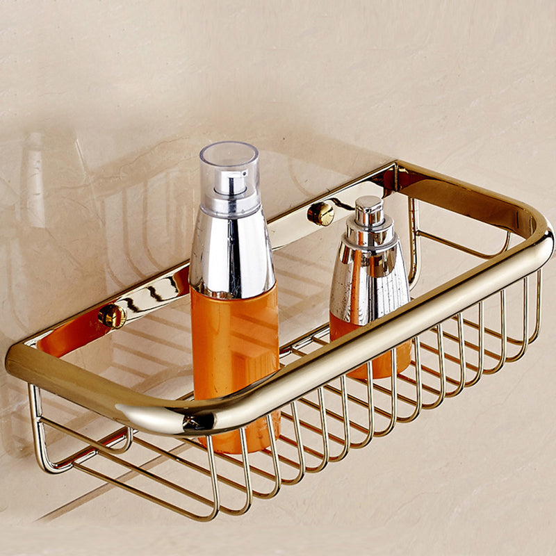 Traditional Style Golden Bathroom Accessory as Individual or as a Set