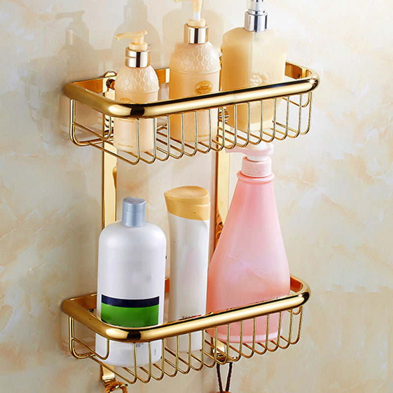 Traditional Style Golden Bathroom Accessory as Individual or as a Set