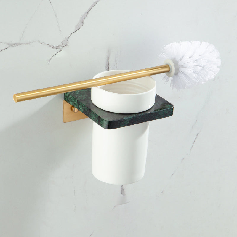 Brass Bathroom Accessory Set Marble Bathroom Accessory Kit for Home