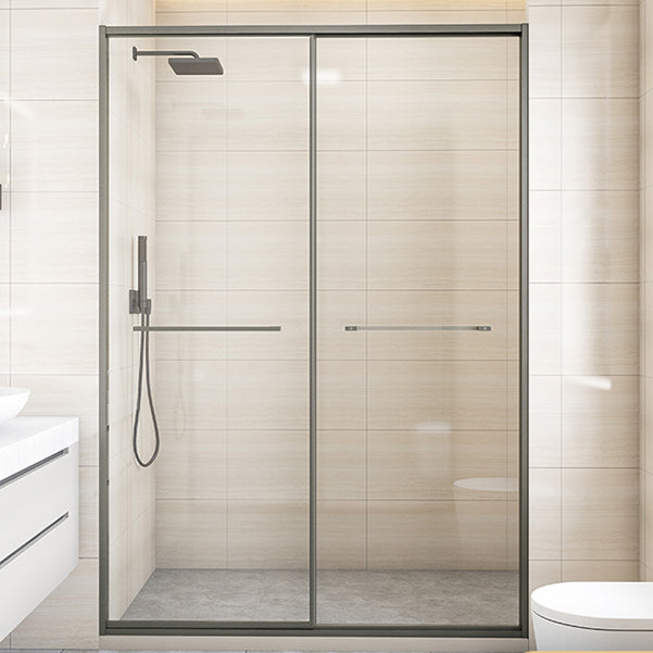 Bypass Shower Bath Door Full Frame Tempered Glass Shower Door