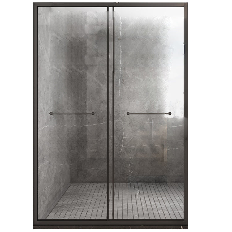 Double Sliding Shower Door Full Frame Tempered Glass Shower Door