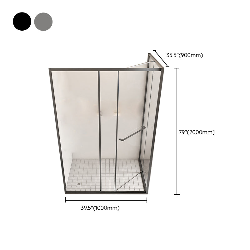 Rectangular Full Frame Shower Enclosure Tempered Glass Shower Enclosure