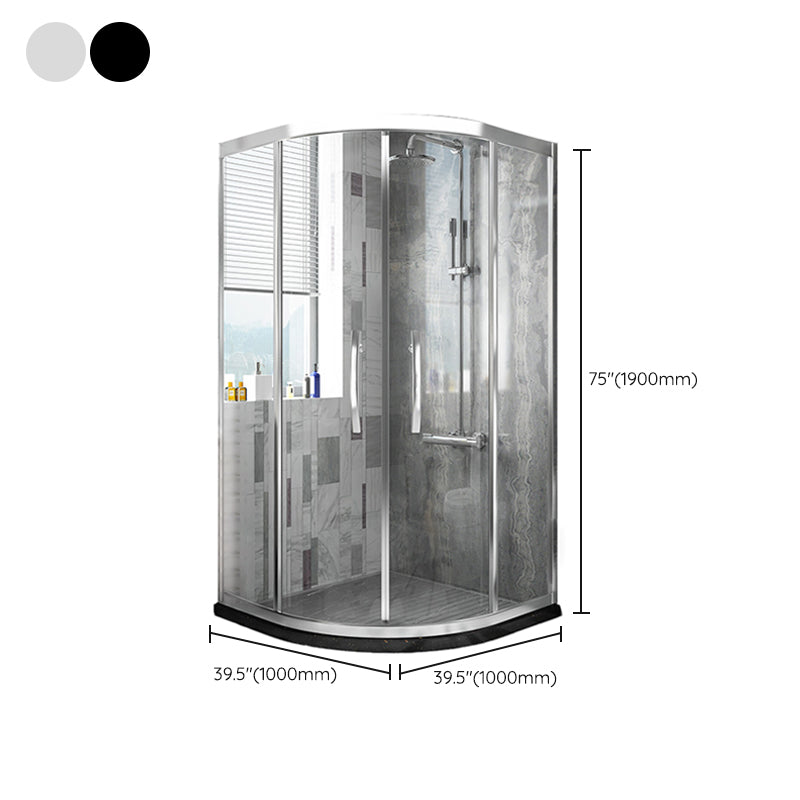 Modern Shower Enclosure Laminated Glass Corner with Fixed Panel Shower Stall