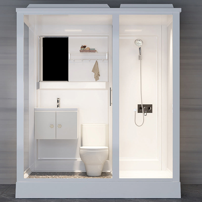 Modern Framed Shower Stall Clear Tempered Shower Stall for Bathroom