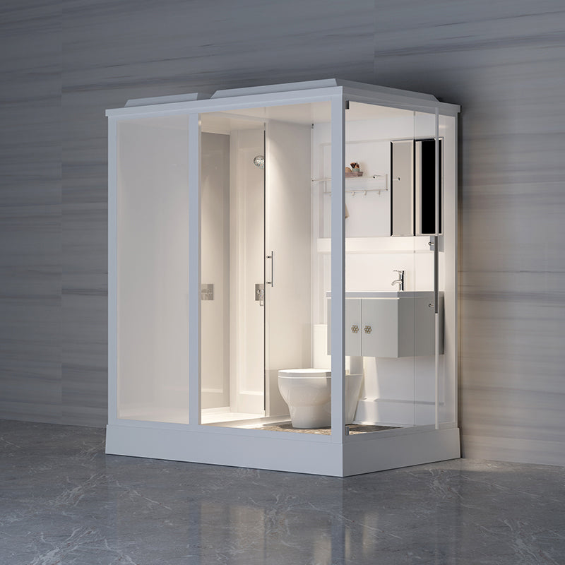 Modern Framed Shower Stall Clear Tempered Shower Stall for Bathroom