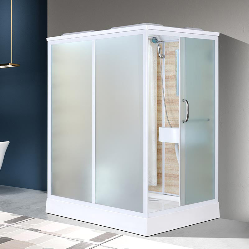 Modern Framed Shower Stall Clear Tempered Shower Stall for Bathroom