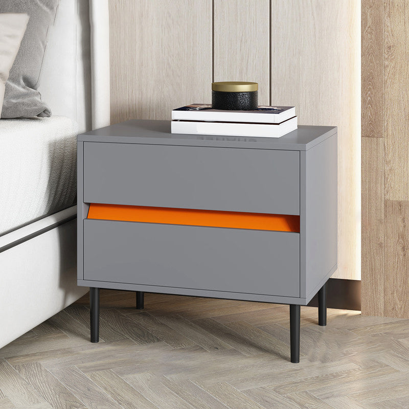 Contemporary Accent Table Nightstand Wooden Night Table for Bedroom