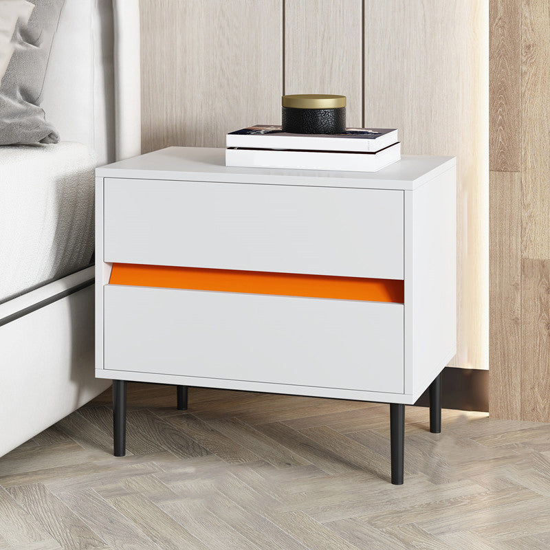 Contemporary Accent Table Nightstand Wooden Night Table for Bedroom