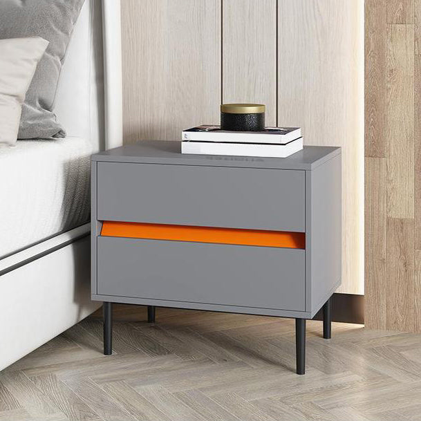 Contemporary Accent Table Nightstand Wooden Night Table for Bedroom