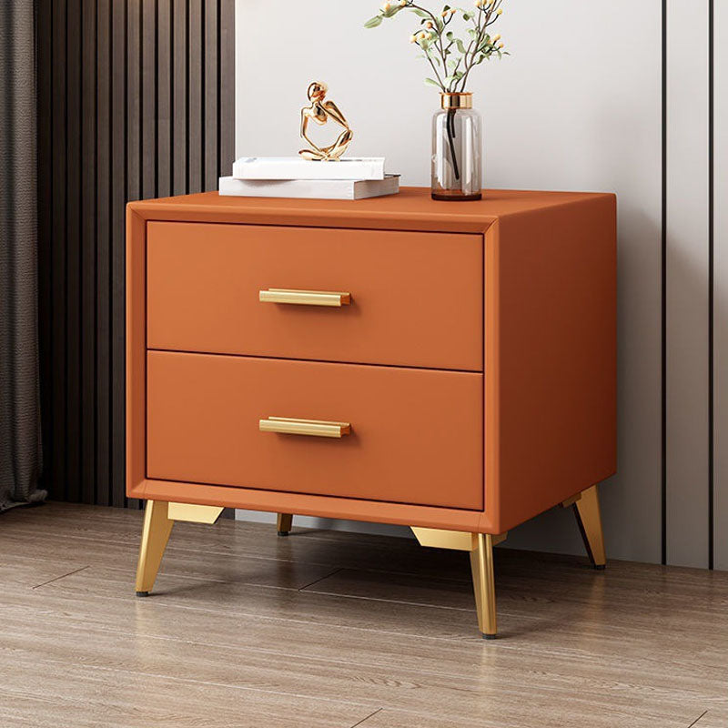 Modernism Storage Night Table 2 Drawers Bed Nightstand for Bedroom