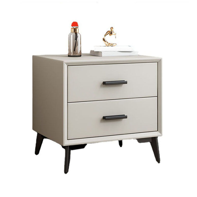 Modernism Storage Night Table 2 Drawers Bed Nightstand for Bedroom