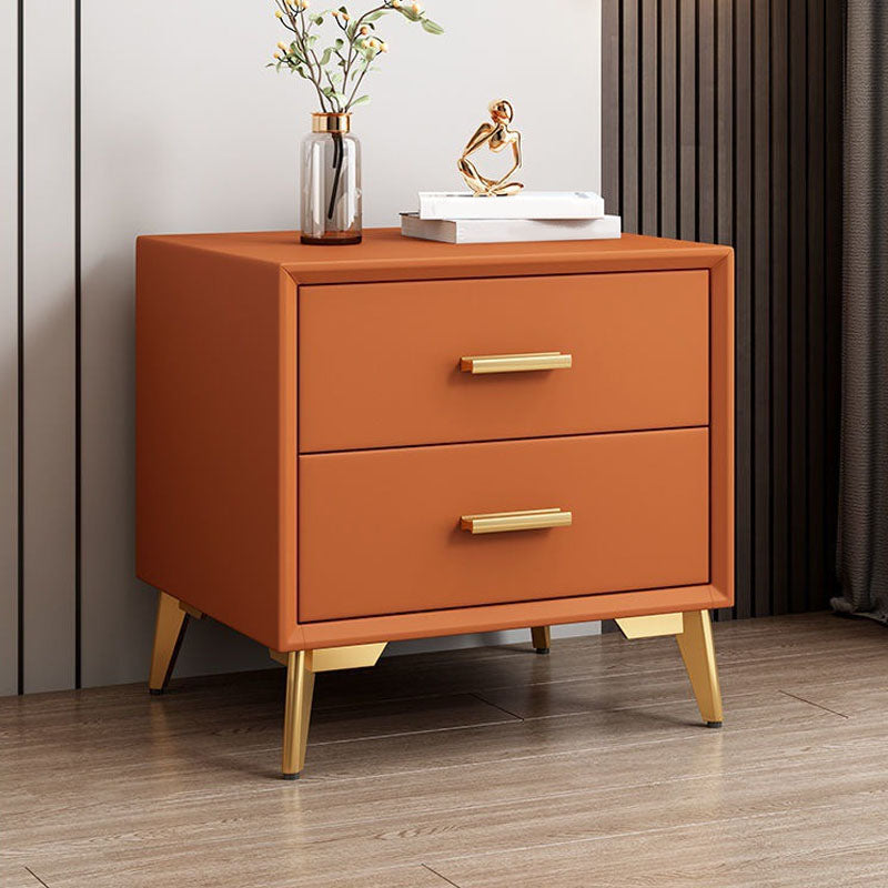 Modernism Storage Night Table 2 Drawers Bed Nightstand for Bedroom