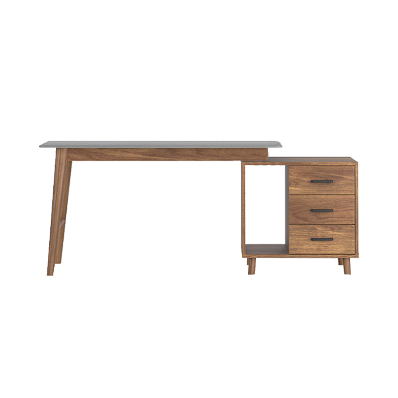 Contemporary Stone Office Desk Wooden Writing Desk for Office