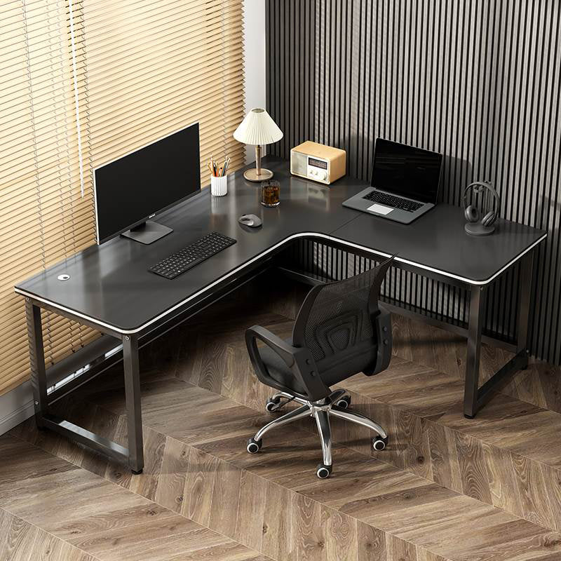 Contemporary Black Office Desk Wooden Writing Desk for Office