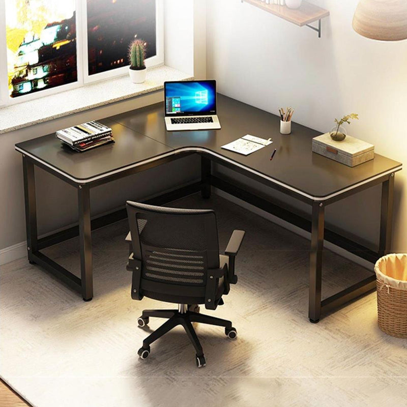 Contemporary Black Office Desk Wooden Writing Desk for Office