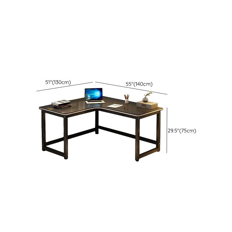 Contemporary Black Office Desk Wooden Writing Desk for Office